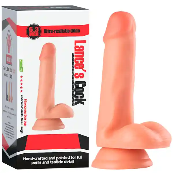 Consolador Realista De 16 Cm Y 3.5 De Ancho Lance’s Cock