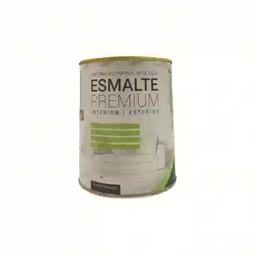 Esmalte Al Agua Satinado Premium Blanco 1/4gl
