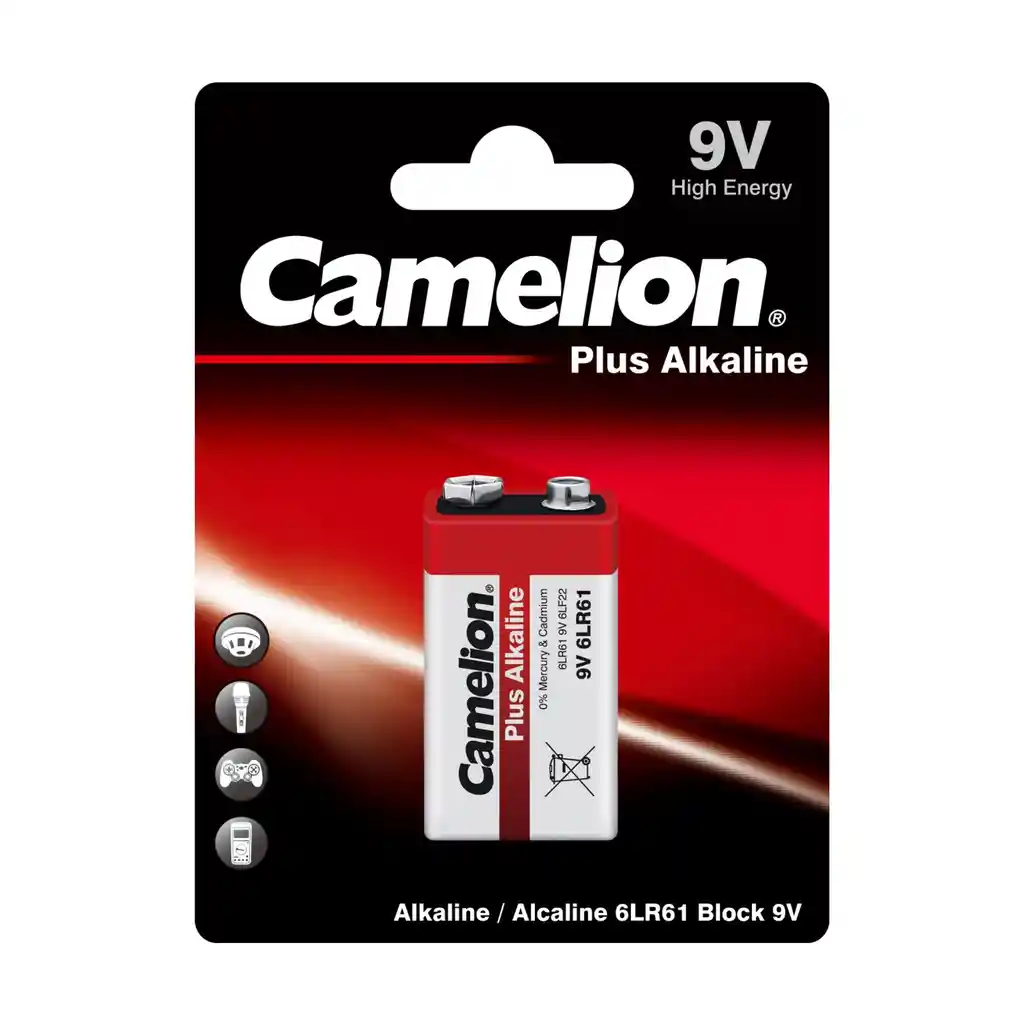 Bateria Alcalina Plus 9v