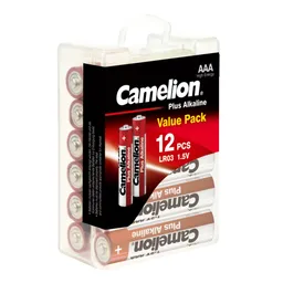 Pilas Alcalinas Plus Caja Plastica Aaa