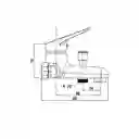 Monomando Tina / Ducha Sweet Cromado