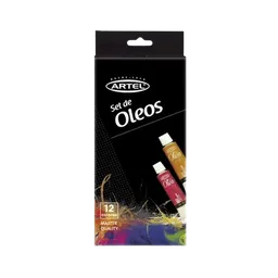 Set 12 Pintura Al Oleo 12ml Línea Estudio Con Calidad Superior