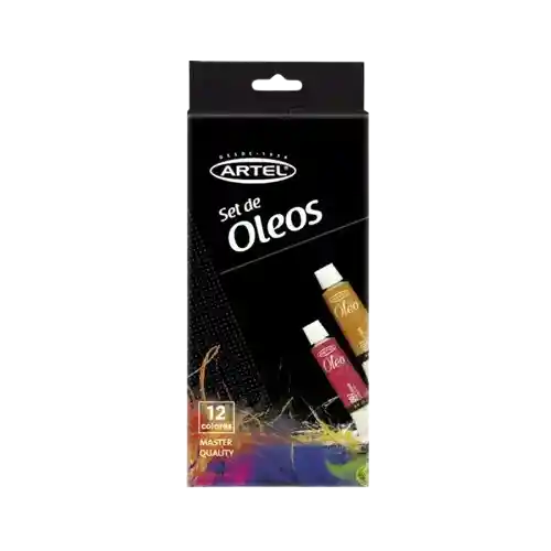 Set 12 Pintura Al Oleo 12ml Línea Estudio Con Calidad Superior