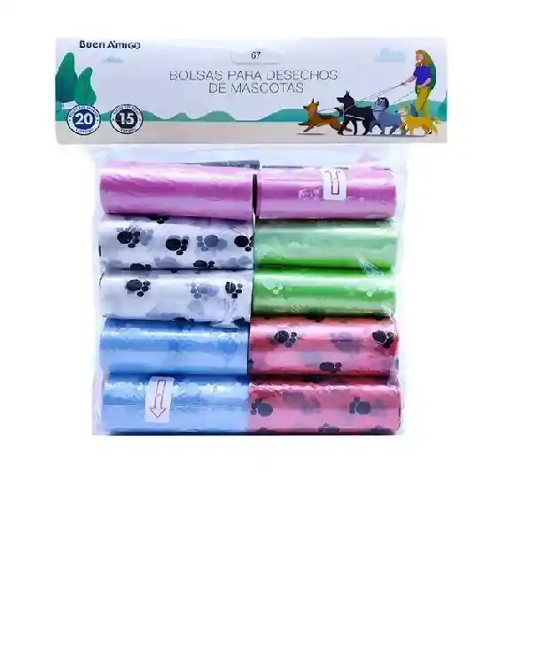 Bolsa De Higiene Mascota Paquete 20 Unidades