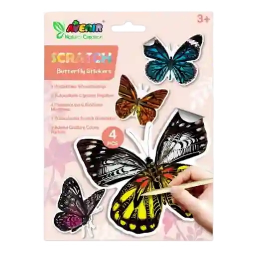 Avenir Scratch Stickers Mariposas