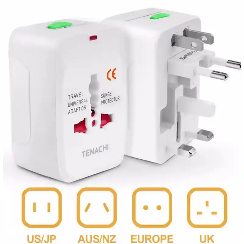Adaptador De Viaje En Todo El Mundo Todo En Uno Universal