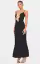 Arakii Black Maxi Dress S