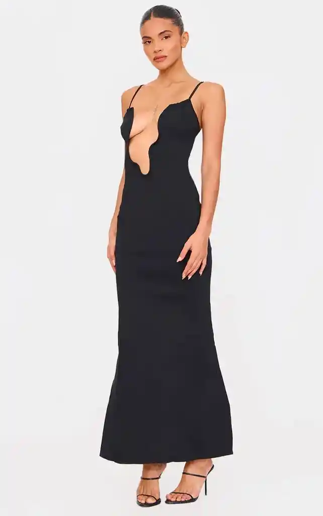 Arakii Black Maxi Dress S