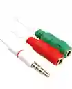 Cable Adaptador Microfono Audio Splitter Jack 3.5mm Ps4 Xbox