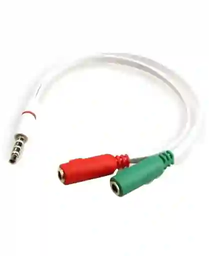 Cable Adaptador Microfono Audio Splitter Jack 3.5mm Ps4 Xbox