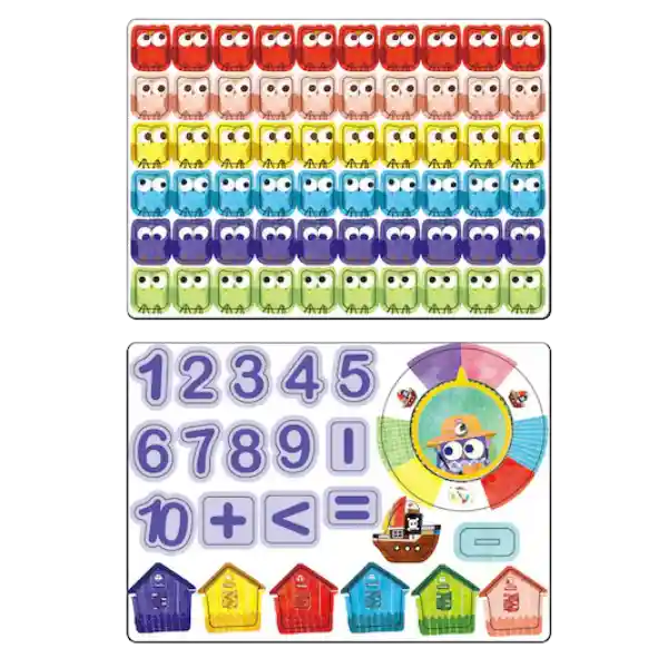 Mieredu Juego Magnético Para Aprender A Contar