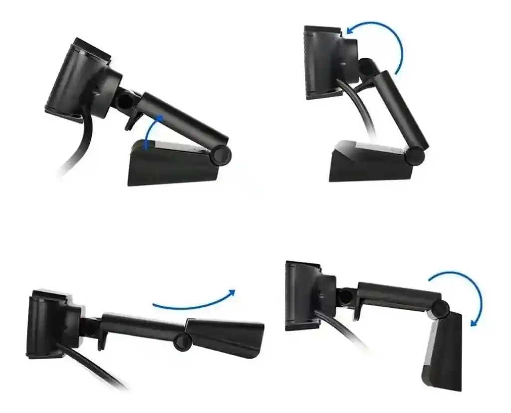 Cámara Web Hd 1080p Usb Microfono Incorporado Adaptable Flex