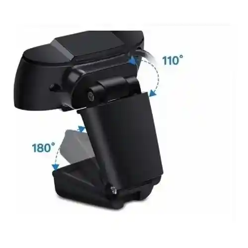 Cámara Web Hd 1080p Usb Microfono Incorporado Adaptable Flex