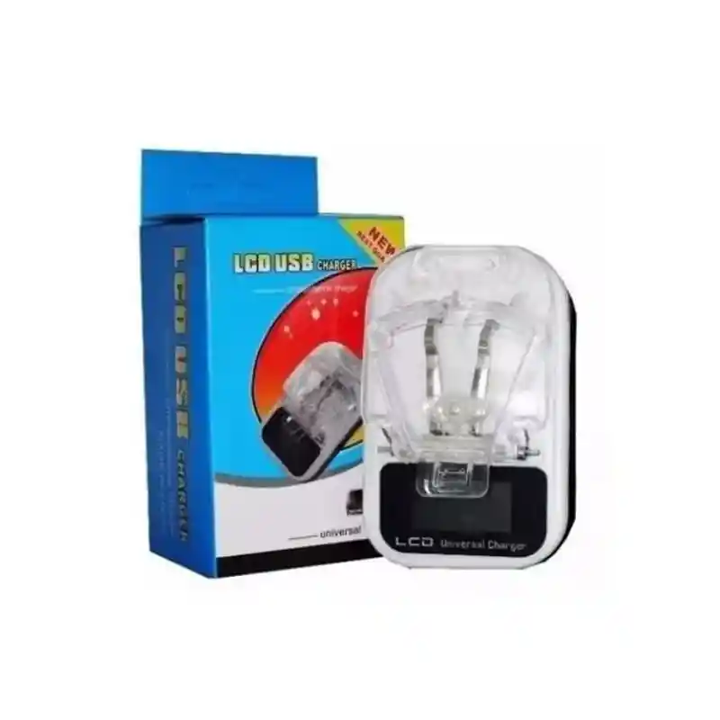 Cargador Universal Para Baterías Ion-litio Con Pantalla Led