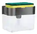 Dispensador Lavaloza Con Soporte De Esponja + Esponja Regalo