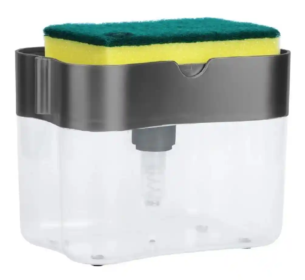 Dispensador Lavaloza Con Soporte De Esponja + Esponja Regalo