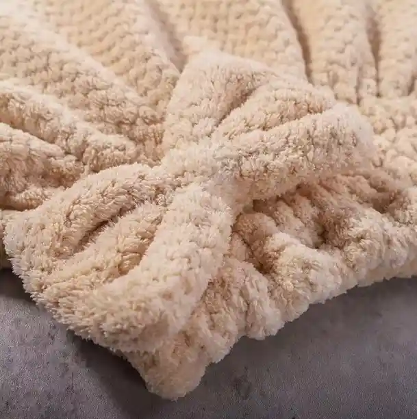Gorro Toalla Microfibra Turbante Secar Cabello Rápido Ducha