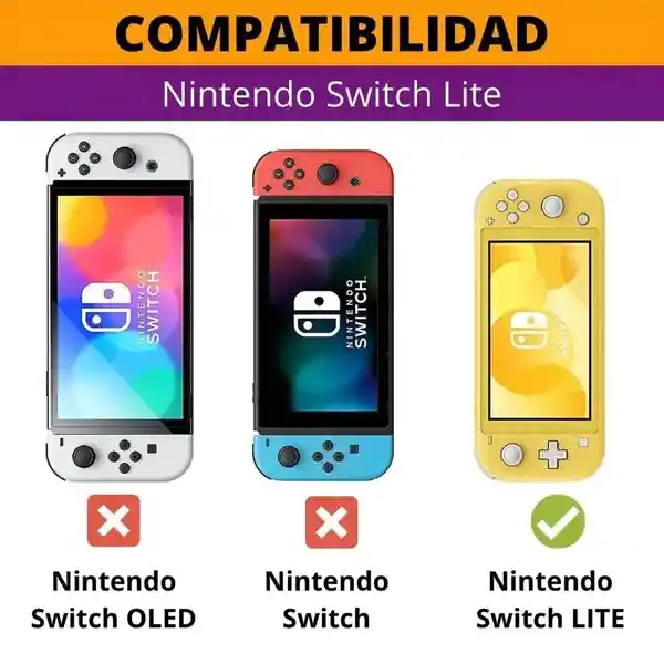Vidrio Templado Nintendo Switch Lite Mica Protectora Lamina