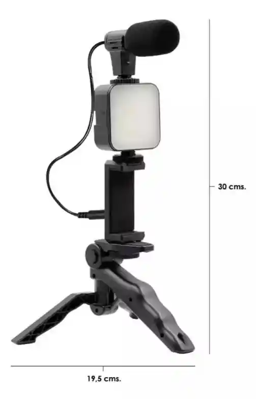 Kit Grabar Video Estabilizador Cámara Reflex Trípode Celular