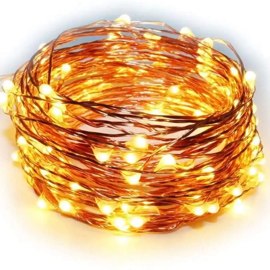 Luces Hadas Guirnalda 4 Metros 50 Mini Led Boda Decoracion