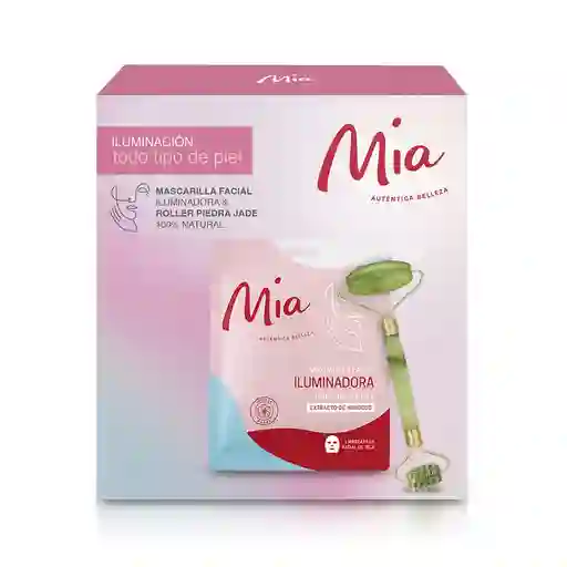 Mascara Facial Iluminadora + Masajeador Jade