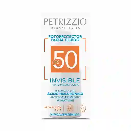 Protector Solar Rostro Fluido Invisible Fps50