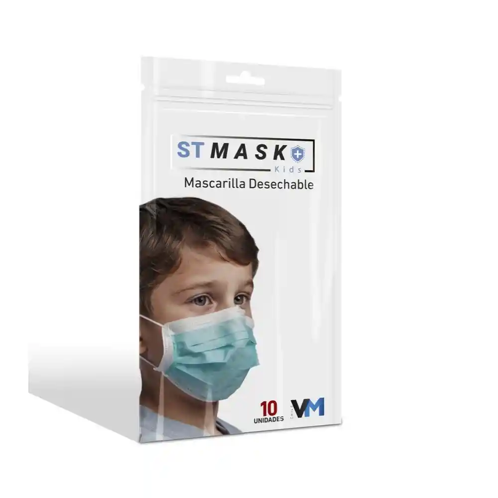 Mascarilla Desechable Niños 10 Und