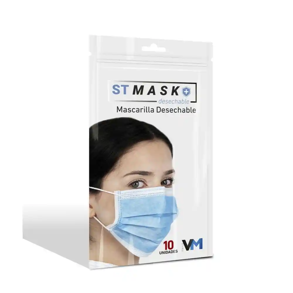 Mascarilla Desechable Adulto 10 Und