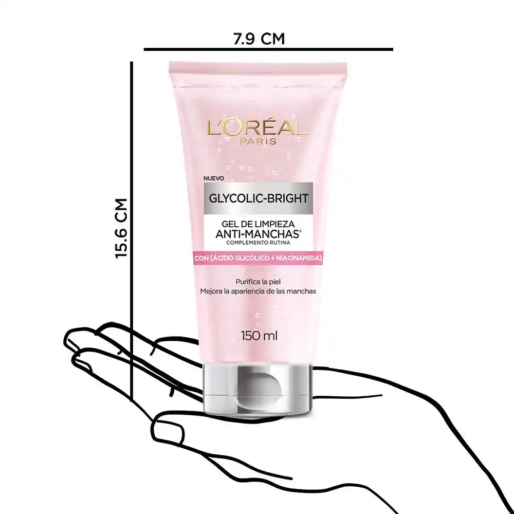 Loreal Gel De Limpieza Glycolic Bright