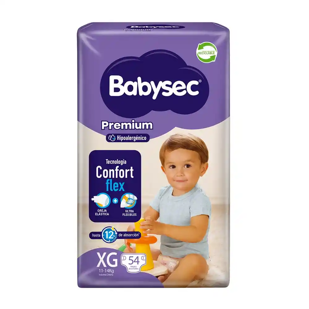 Pañal Premium Xg X 54