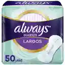 Protectores Diarios Largos 50un