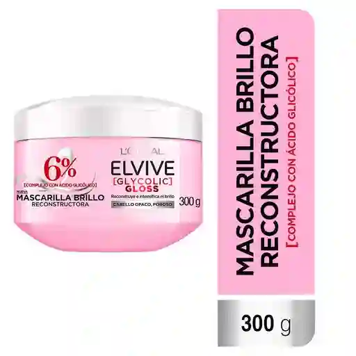 Elvive Crema De Tratamiento Glycolic Gloss 300gr
