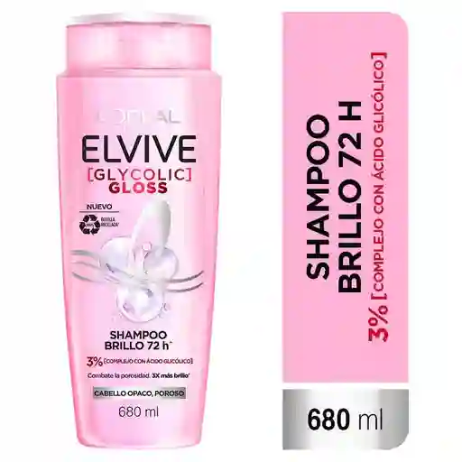 Elvive Shampoo Glycolic Gloss 680ml