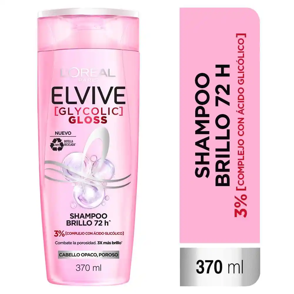 Elvive Shampoo Glycolic Gloss 370ml
