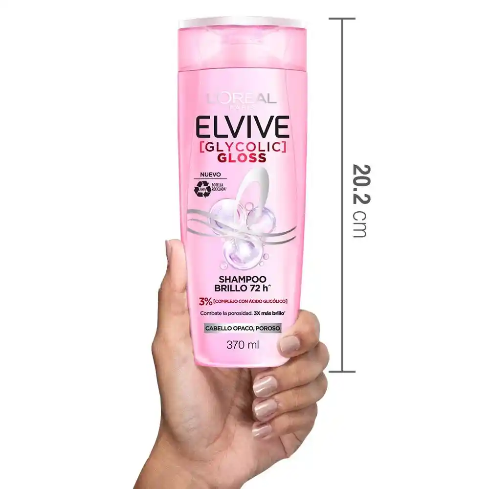 Elvive Shampoo Glycolic Gloss 370ml