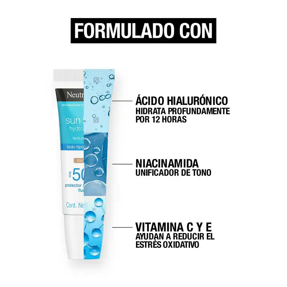 Sun Fresh Hydro Boost Tono Claro Fps 50+ 40ml