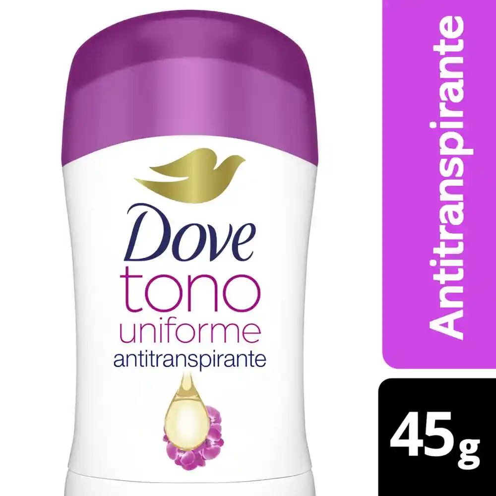 Dove Desodorante Tono Uniforme Orquídeas 45g
