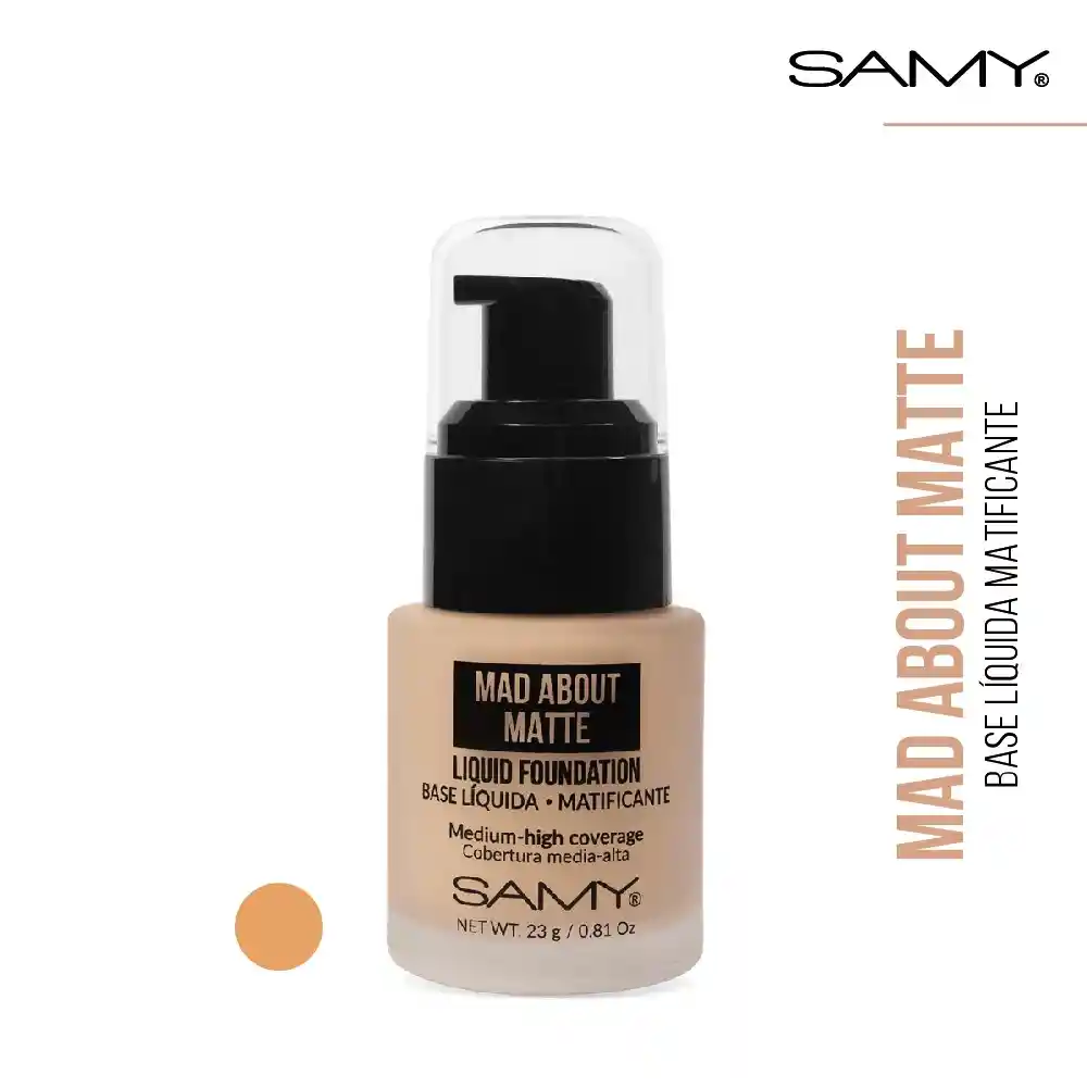Samy Base Líquida Matificante #3.0 Medium