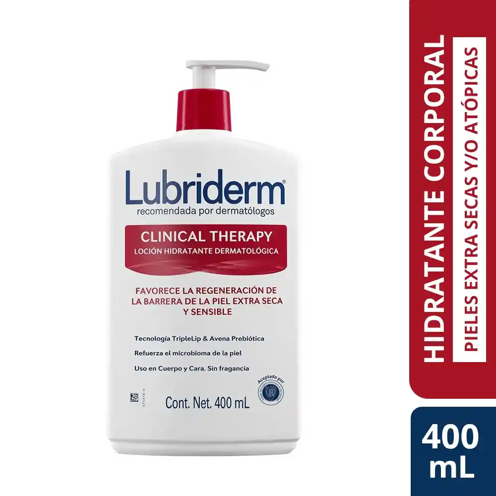 Lubriderm Clinical Therapy Locion Hidratante Intens.cuerp/cara P.extra Seca 400gr