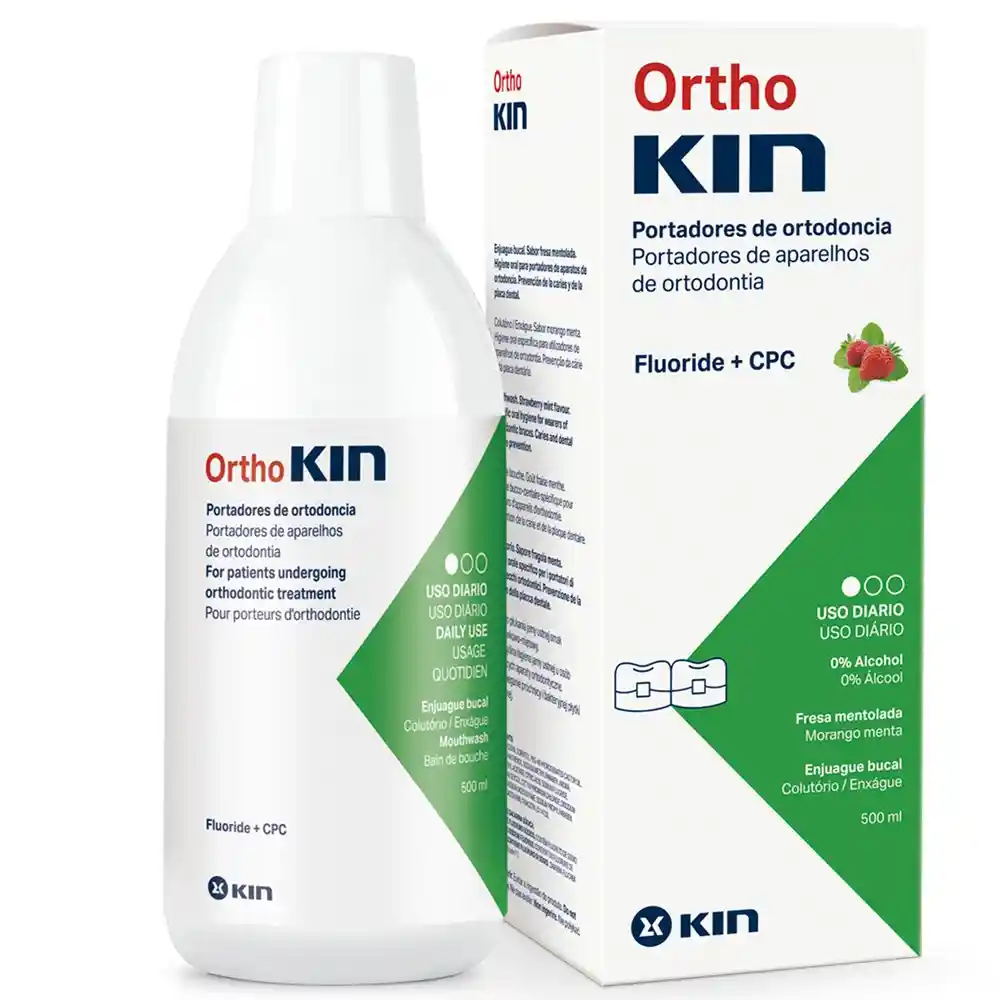 Kin Orthokin Fresa/mentol Enj 500 Ml
