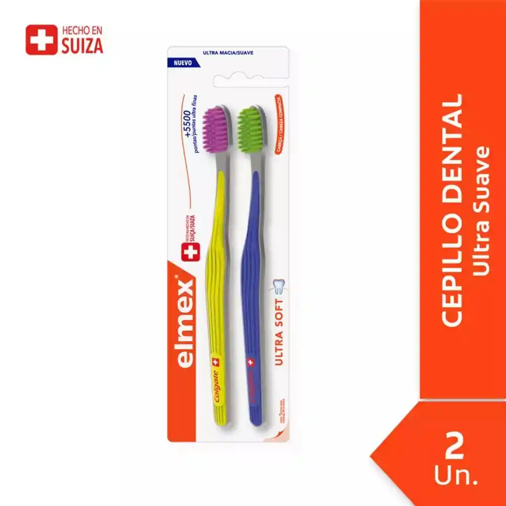 Elmex Cepillo De Dientes Ultrasuave 2 U