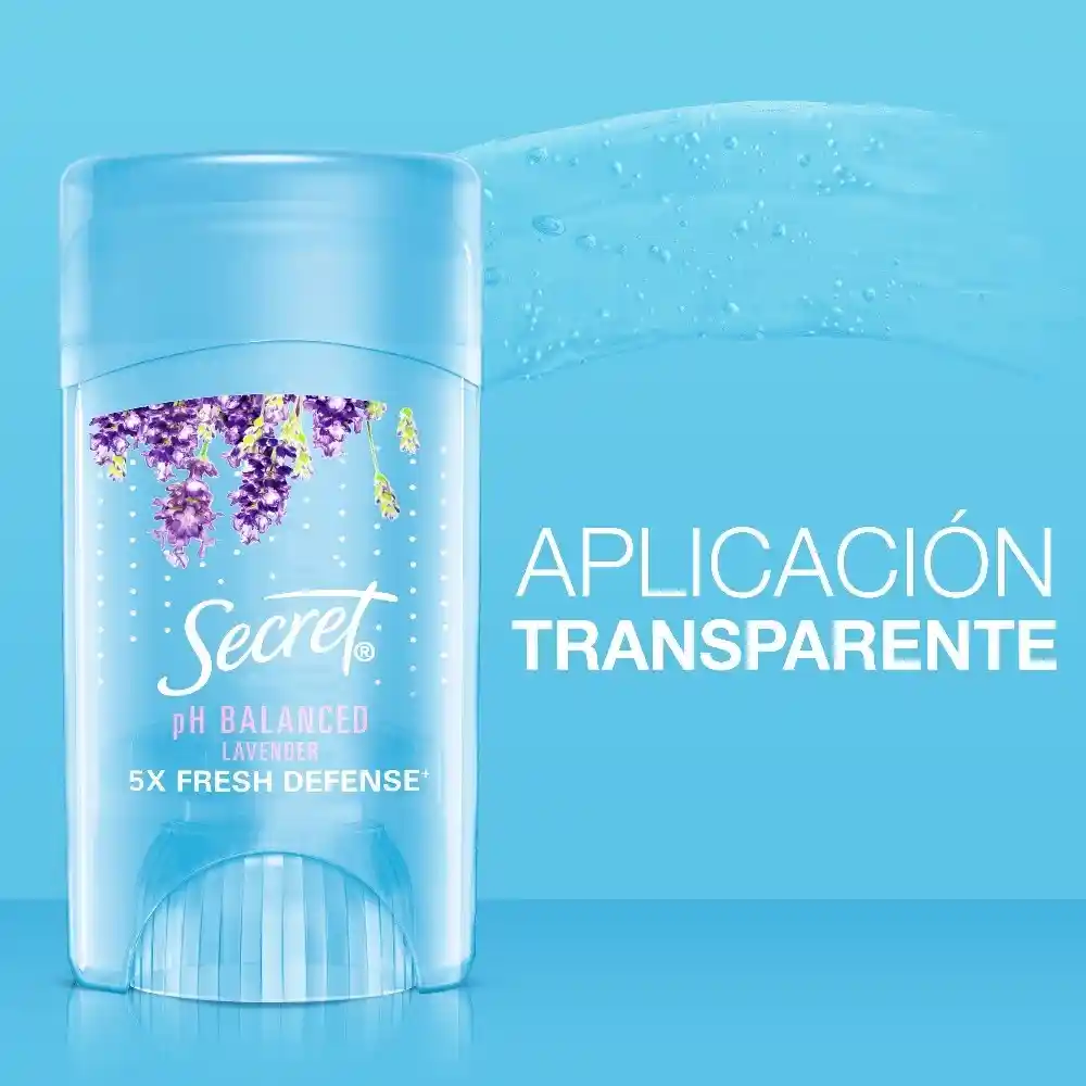 Secret Desodorante Antitranspirante Gel Ph Balanced Lavender 45 G