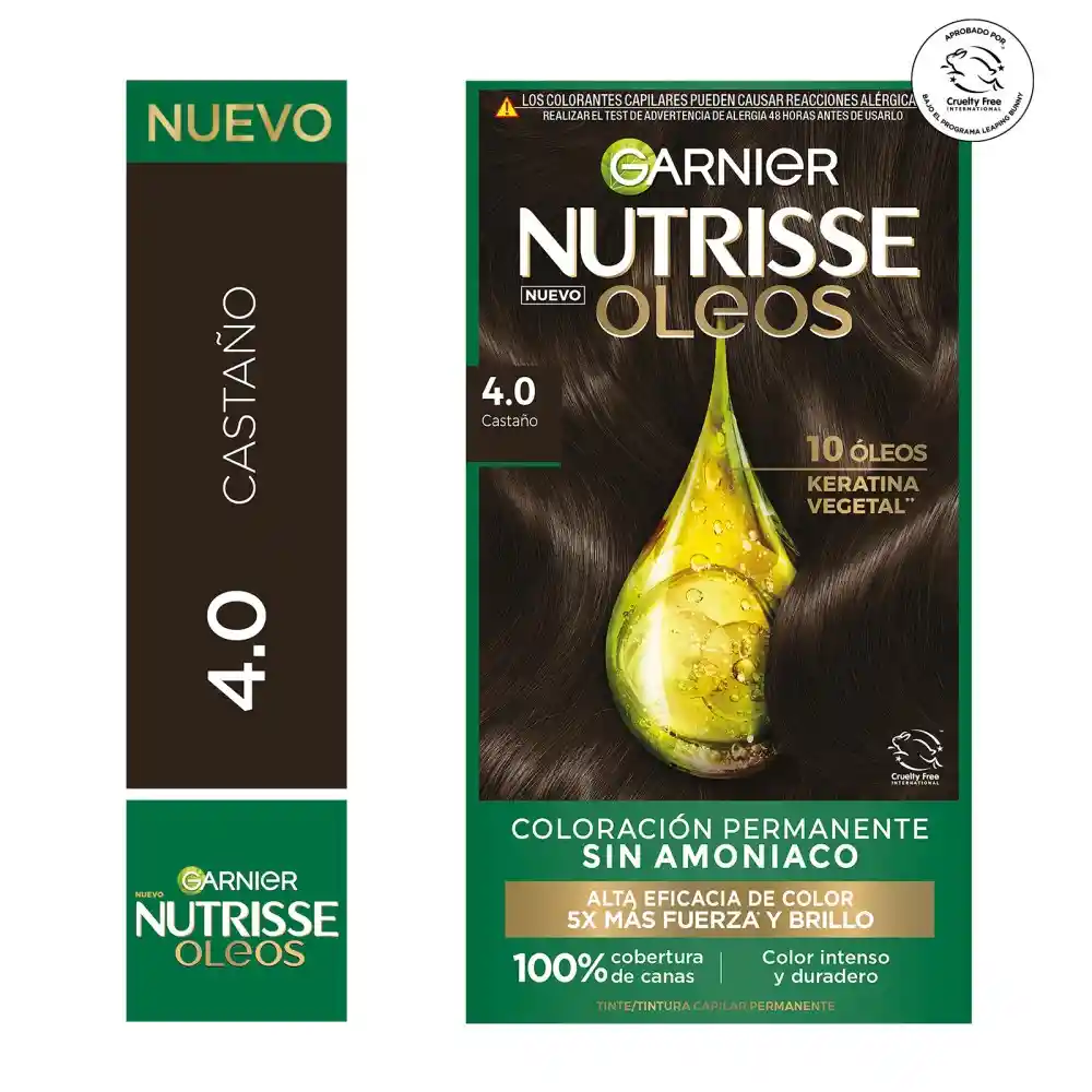Nutrisse Oleo Tintura 4.0 Castaño