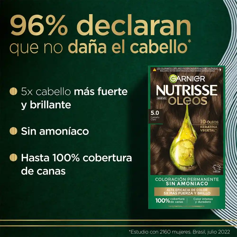 Nutrisse Oleo Tintura 5.0 Castaño Claro
