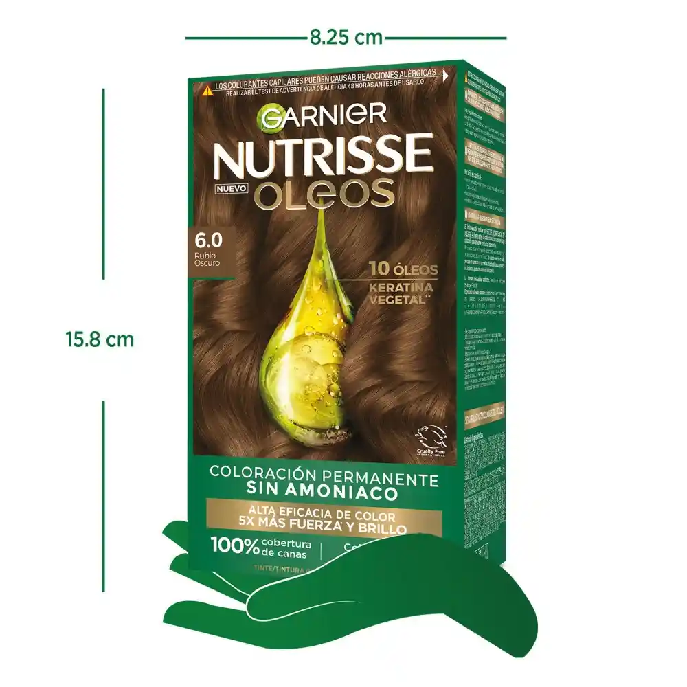 Nutrisse Oleo Tintura 6.0 Rubio Oscuro