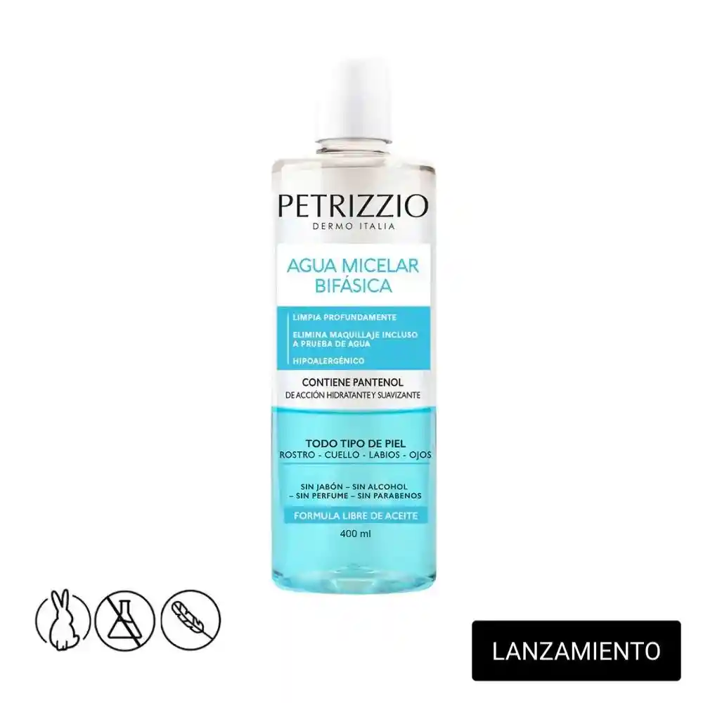 Petrizzio Agua Micelar Bifásica 400ml