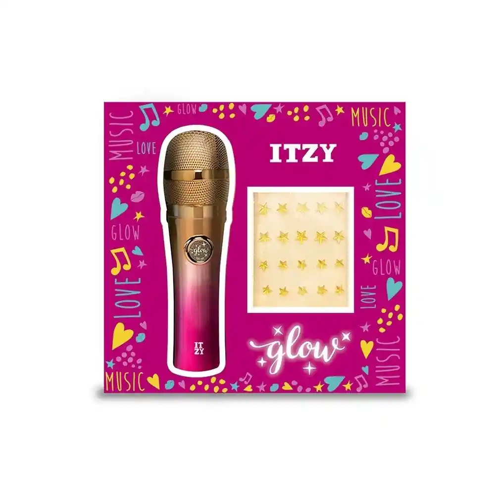 Set Perfume Mujer Glow Edt 100 Ml + Brillos