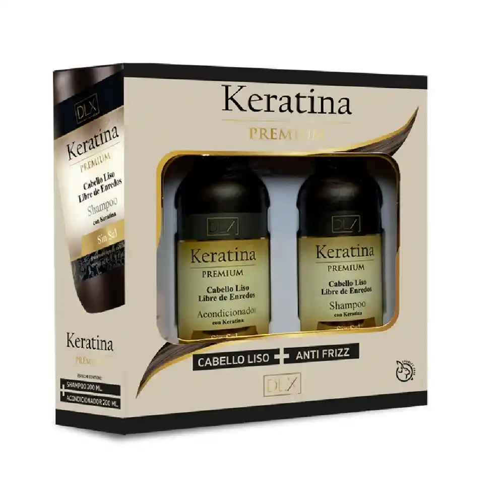 Keratina Shampoo 200 Acondicionador 200