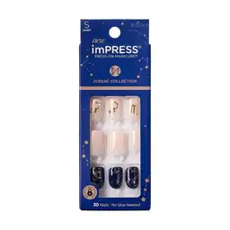 New Impress Colección Zodiaco Escorpio Press-on Manicure 30 Unidades
