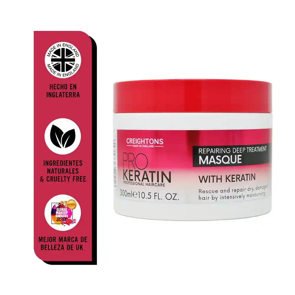 Mascara Tratamiento Pro Keratina Reparación 300 Ml